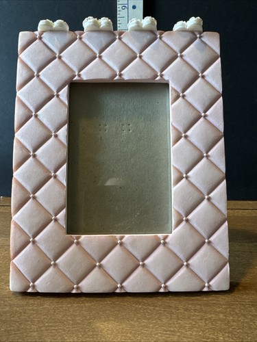 Decorative Photo frame for a baby or nursery pretty Pink and beautiful detail