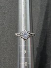 Estate  - Silver Tone - Brilliant White Stones - Vintage Ring - Item 465 — photo 2