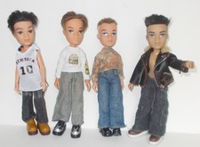 MGA EARLY BRATZ BOYZ DRESSED DOLLS ALL CLOTHING AND PAIRS OF SHOES BUNDLE 1