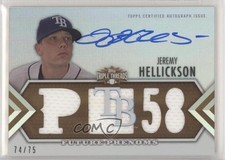 2012 Triple Threads Future Phenoms Relics Sepia 74/75 Jeremy Hellickson Auto 1ek