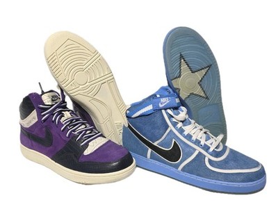 2 Pair Nike Vintage Nike Vandal Court Force Lot SZ 13 Stussy 312270 318330 Af1