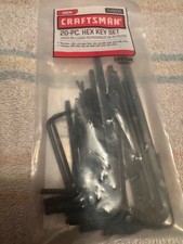 New - Genuine Craftsman 20 Pc - Long Short - Sae Hex Allen Wrench Key Set New - Genuine Craftsman 20 Pc - Long Short - Sae Hex Allen Wrench Key Set