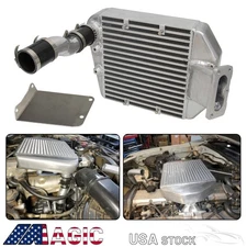 Top Mount Intercooler Kit For Toyota Landcruiser 80/100 Ser. 1HD-T HDJ80 4.2L 