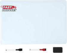 Amazon Basics Magnetic Whiteboard, Dry-Erase Board for Fridge with 2 Markers and