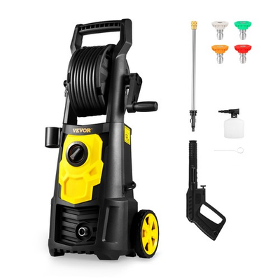 #ad #ad VEVOR Electric High Pressure Washer 2000PSI 1.76GPM with Hose Reel for Cleaning $95.99