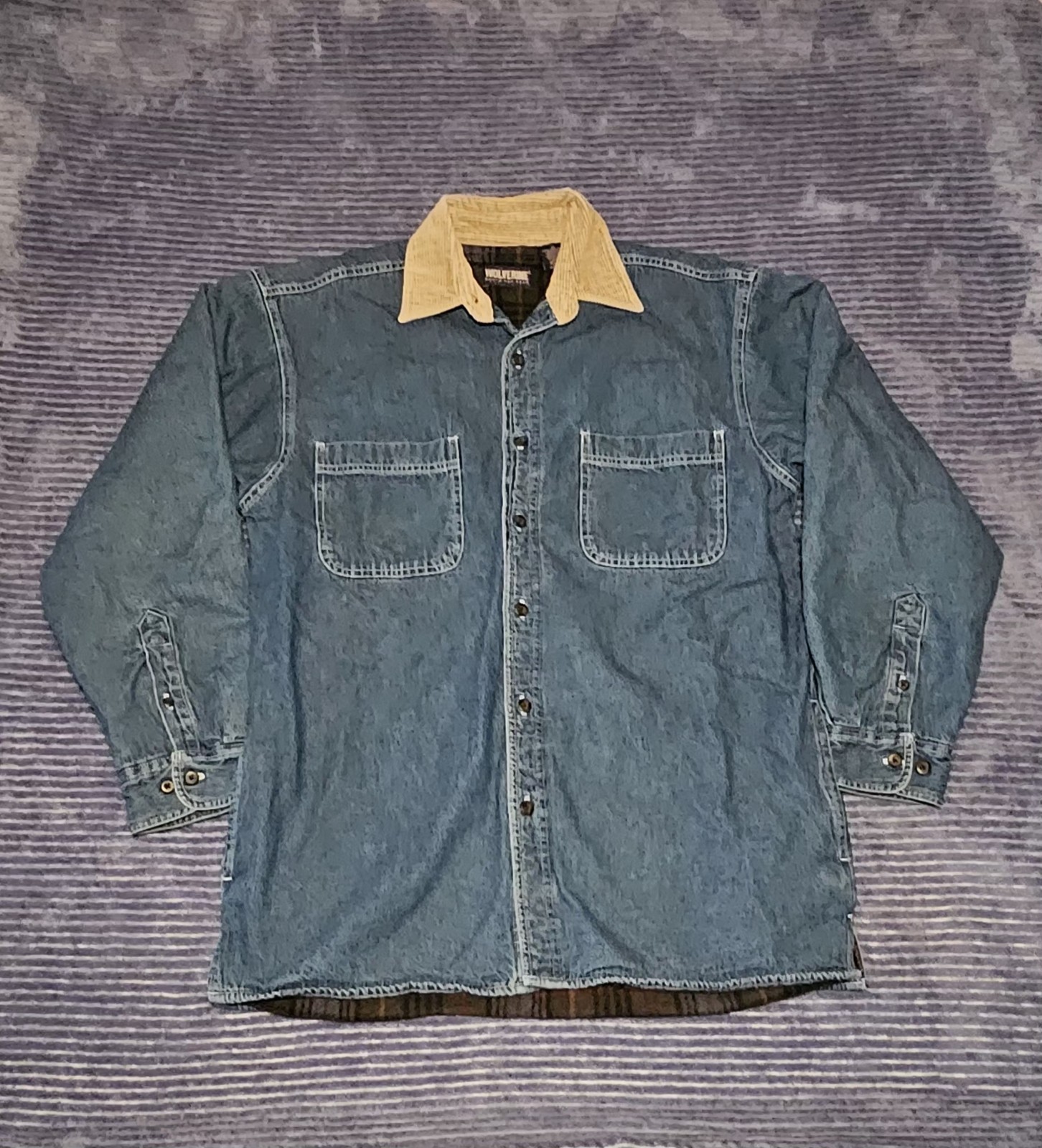 Wolverine Boots And Gear Denim Shirt Jacket