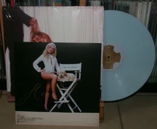 SABRINA CARPENTER MAN'S BEST FRIEND BLUE LP SIGNED PHOTO MANCHILD TEARS GOODBYE