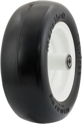 Smooth-Handling 11x4.00-5'' Lawn Tire on White Wheel - Ready for Any Season