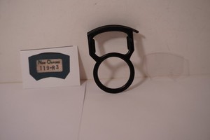 Scarce Original Antique Metal W/E Number Card Holder for Candlestick Transmitter