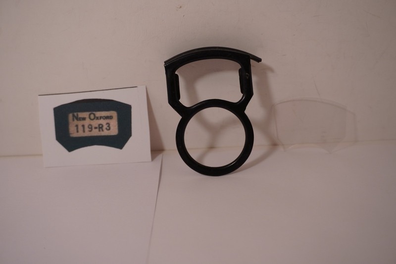 Scarce Original Antique Metal W/E Number Card Holder for Candlestick Transmitter