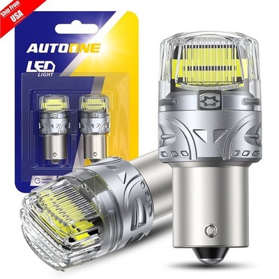 AUTOONE 3157 3156 4157 LED Backup Reverse Turn Light Bulbs 6000K White BR Series