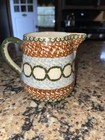 Early Spatter Ware Creamer Germany 4” H 3 1/2” Base — photo 6