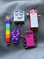 Numberblocks Toy Figure Lot 5 pcs   6, 8, 10  More Educational Math Blocks