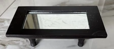 Small Wooden Mirrored Display Stand / Riser