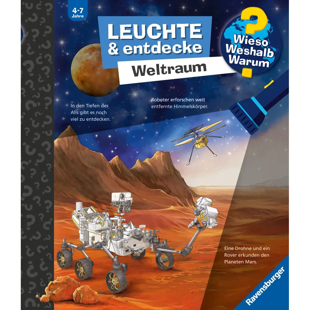Ravensburger 60090 Wieso? Weshalb? Warum? Leuchte Und Entdecke - Weltraum - Bild 7
