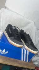 adidas Originals NY 90 Trainers Black/Grey Lace Up Low Top UK 9 EU 43 1/3