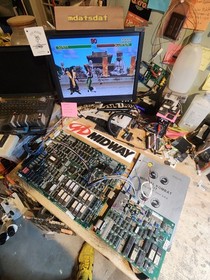 MORTAL KOMBAT 1 PCB JAMMA ARCADE BOARD SET 5.0 REV WORKING!!! (T-UNIT) MIDWAY