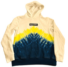 Abercrombie Kids Youth Size 13-14 Ombre Logo Pullover Hoodie Sweatshirt Pockets