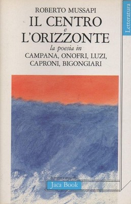 Das Zentrum und der Horizont Roberto Mussapi Die Poesie in der Glocke Onofri Luzi Jaca