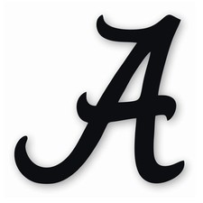 Alabama Crimson Tide Football - Vinyl Decal Sticker - CHOOSE Size  Color