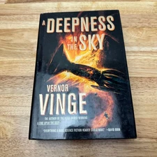 A Deepness in the Sky Vernor Vinge 1999 First Edition Sci-Fi Tor