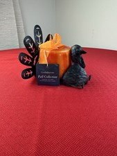 Metal Turkey Candle Holder Centerpiece Thanksgiving Decor Tin Metal Centerpiece