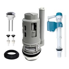 3-Inch Dual Flush Valve Kit for 2-Piece Toilet - Fits Glacier Bay, Aquasource...