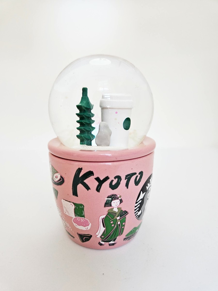 STARBUCKS* Kyoto Exclusive Collectible Snow Globe Japan Coffee Mug