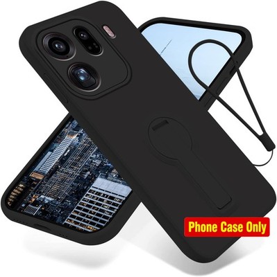 Oppo Find X9 Pro Case Silicone Lanyard Strap and Kickstand, Slim Shockproof Cove