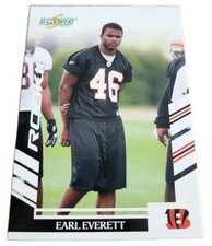 2007 Score #320 Earl Everett Rookie Cincinnati Bengals Football Card (G1. rookie card picture