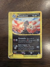 Pokemon TCG 2003 Aquapolis Houndoom H11/H32 Holo Rare English Stage 1 70 HP