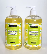 CLEAN BOTANICA Citron Lemon + Eucalyptus INVIROGATING HAND WASH (Pack 2)
