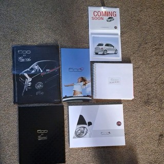 Fiat 500 Gucci Hardback brochure plus Fiat 500 job lot . See Description