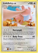 Lickilicky 33/127 Rare Platinum Pokemon Near Mint