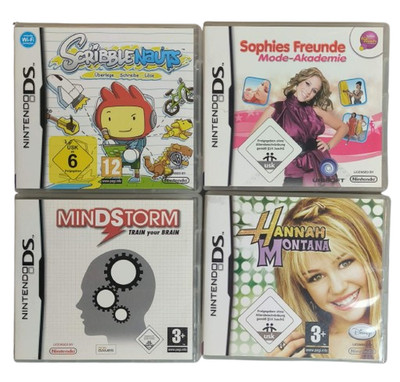 4x Nintedo DS Spiele | Scribblenauts Sophies Freunde Mode... Mindstorm Hannah Mo