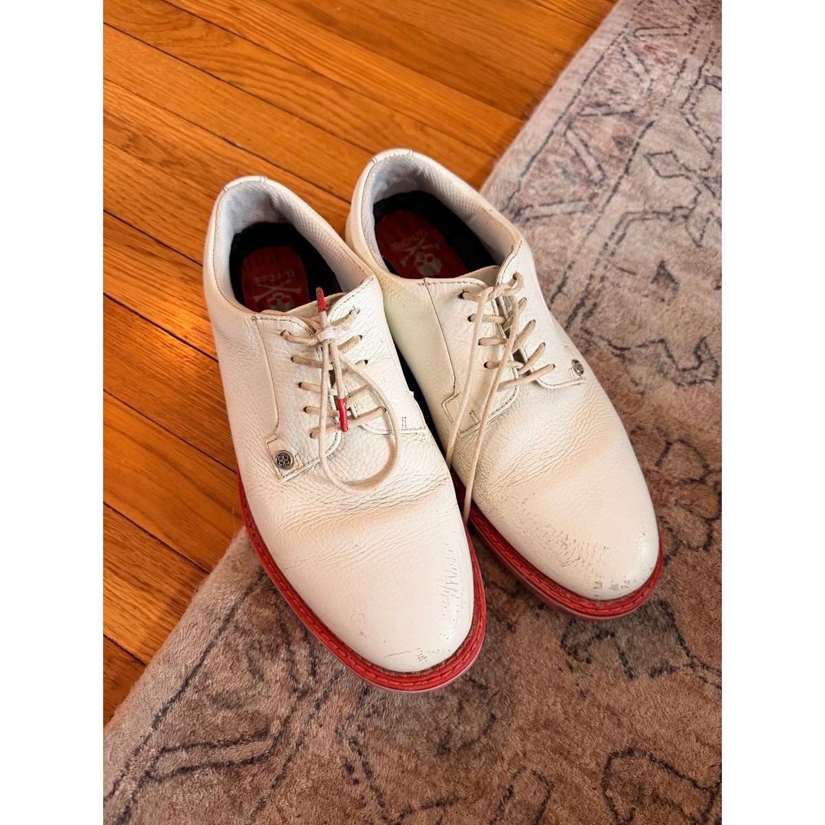 G/Fore Poppy Gallivanter Golf Shoes White Red Camo Men's SZ 10