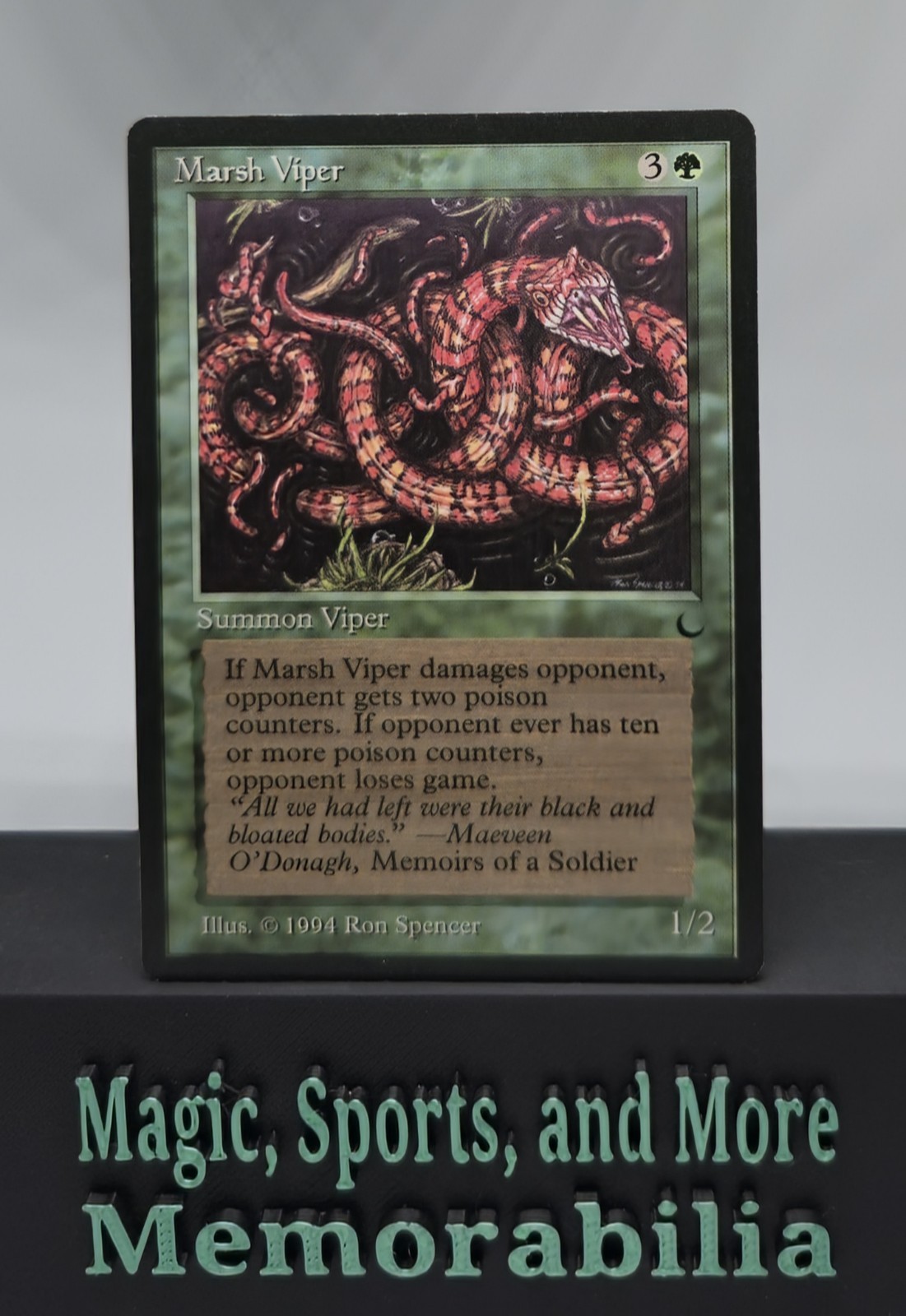 MTG Marsh Viper (81/122) The Dark Regular Common Magic the Gathering LP