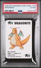 1998 KFC POKEMON CARD GAME #149 DRAGONITE PSA 6