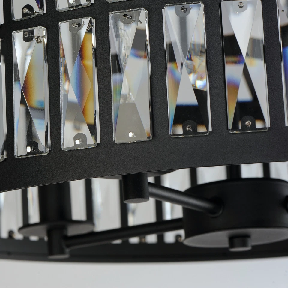 Maxim 21815BC Madeline 4 Light 20"W Crystal Pendant - Black - Image 4 of 4