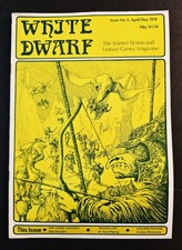 ULTRA RARE WHITE DWARF MAGAZINE - ISSUE 6 - APR/MAY 1978 - NICE