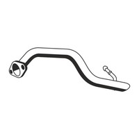 Ernst 646437 Abgasrohr Endrohr FüR Hyundai Atos (Mx) 1.0I 1.1 Hinten 2870002220