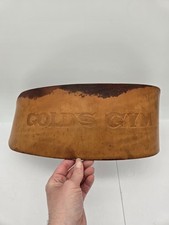 Vintage Gold's Gym Brown Leather Weight Lifting Belt Size L 38-42
