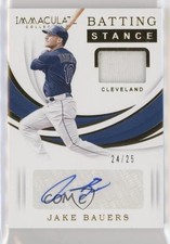2019 Panini Immaculate Batting Stance 24/25 Jake Bauers #BS-JB 4nm