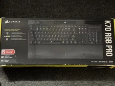 Corsair K70 RGB PRO Wired Mechanical Gaming Keyboard QWERTY - Black
