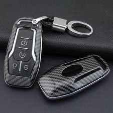 Carbon Fiber Key Fob Cover Case Fusion F-150 Explorer Mustang Edge