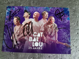 45° CAT BALLOU ° ORIGINAL SIGNIERTE AUTOGRAMMKARTE ° SAMMLUNG °