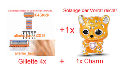  Rasierklingen für Gillette Fusion 5 ProGlide  Edelstahl - Klingen Ersatzkopf 