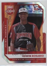 2021 Panini Elite Extra Edition Prime Numbers C Die-Cut /169 Edwin Rosario 0o1