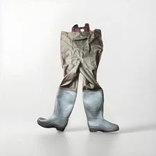 Magreel Child Chest Waders Waterproof Nylon Youth Waders with Boots Fishing