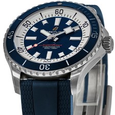 New Breitling Superocean Automatic 42 Blue Dial Men's Watch A17375E71C1S1 2